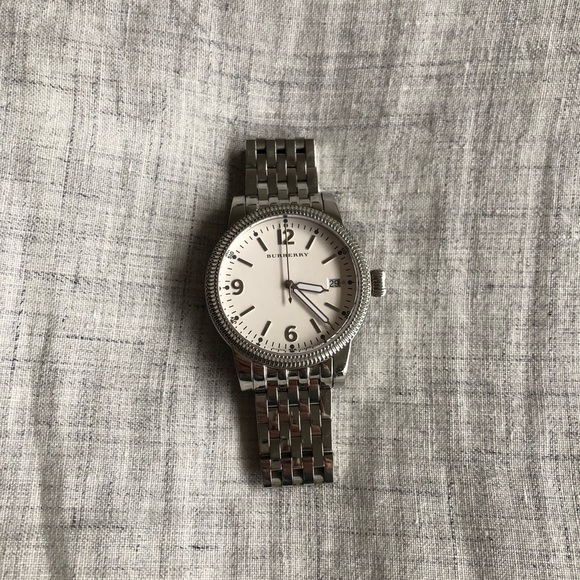 Burberry the Utilitarian White Dial Stainless Steel watch - Picture 1 of 10